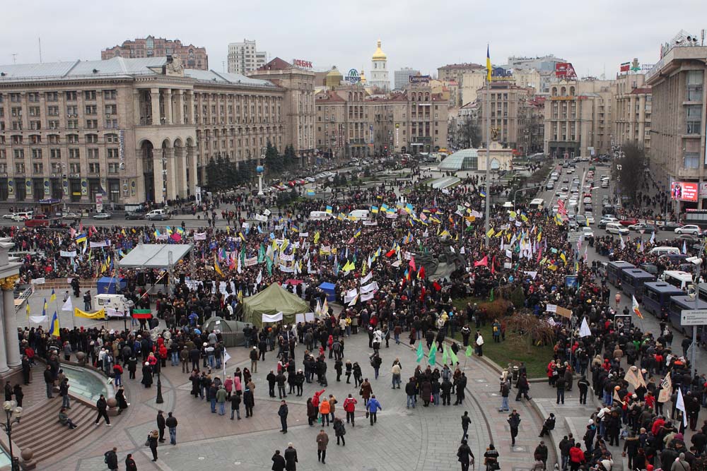 Киев Акция протеста против Налогового Кодекса